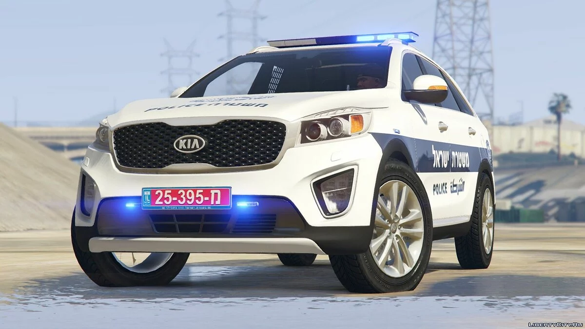 Kia Sorento Полиция Израиля [Add-On / Fivem Ready / Replace [ELS] V.1 / GTA 5
