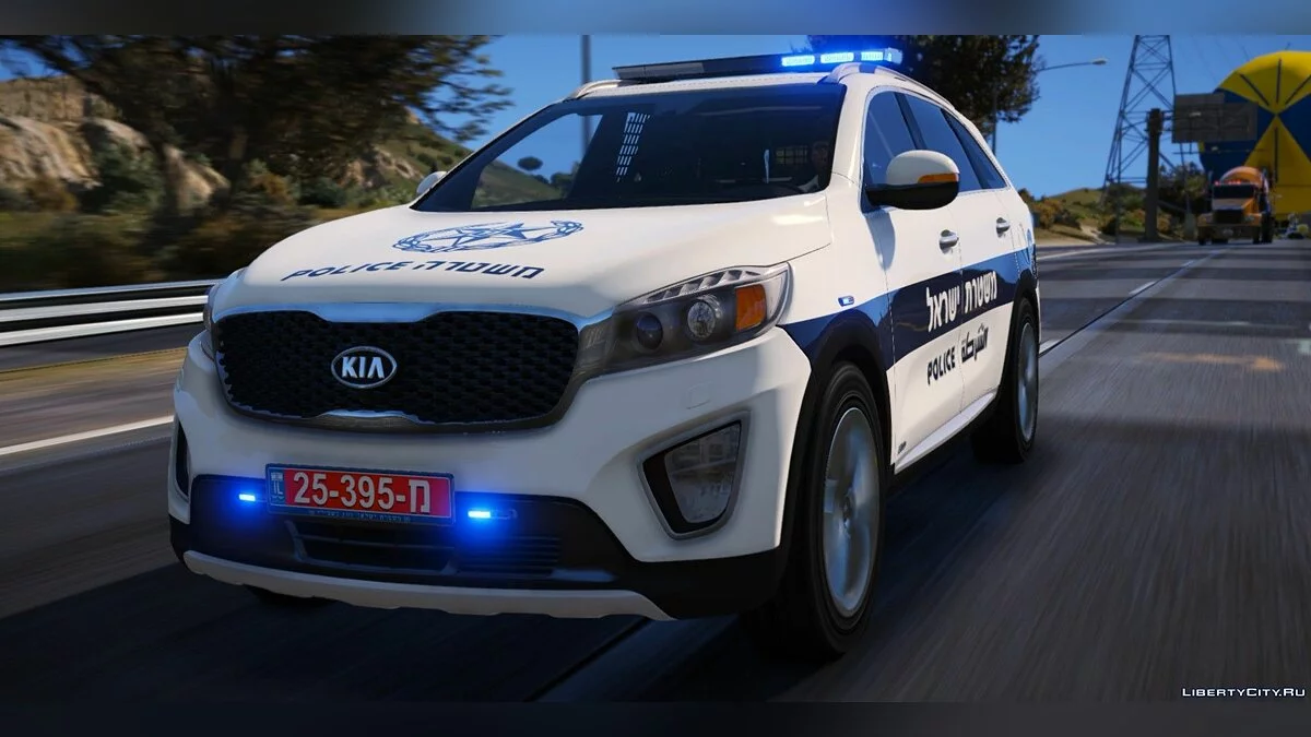 Kia Sorento Полиция Израиля [Add-On / Fivem Ready / Replace [ELS] V.1 / GTA 5