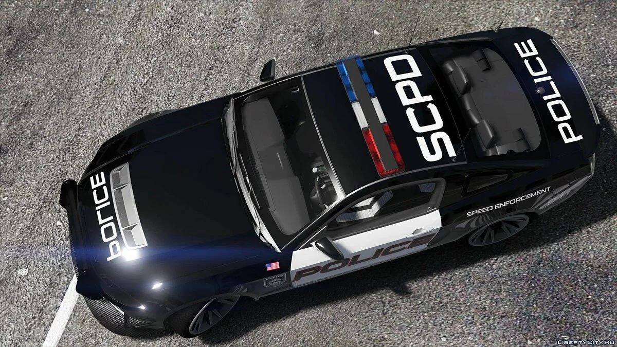 Ford Shelby GT500 | Hot Pursuit Police [Add-On / Replace | Template] 2.0 / GTA 5