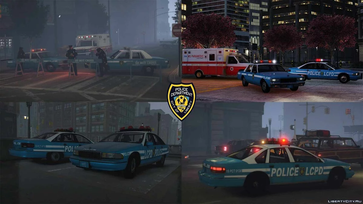 Retro Emergency Vehicles Pack : East Coast Addon ( 90's ) 1.4.0 / GTA 5