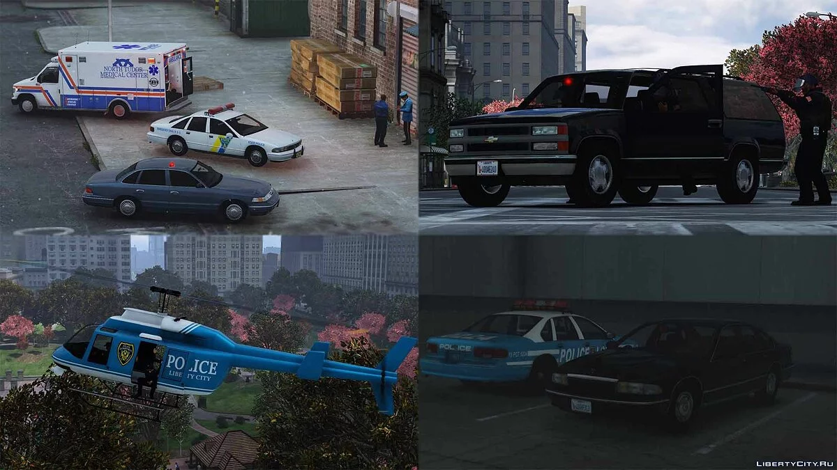 Retro Emergency Vehicles Pack : East Coast Addon ( 90's ) 1.4.0 / GTA 5