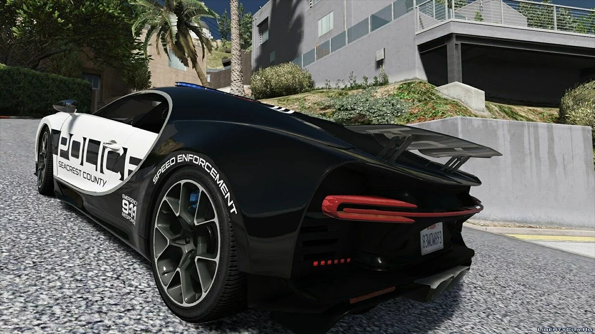 Bugatti Chiron Hot Pursuit Police / GTA 5
