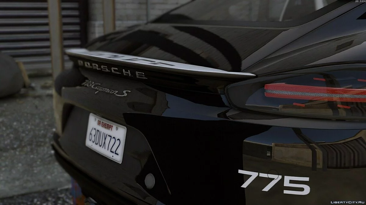 Porsche 718 Cayman S Hot Pursuit Police / GTA 5