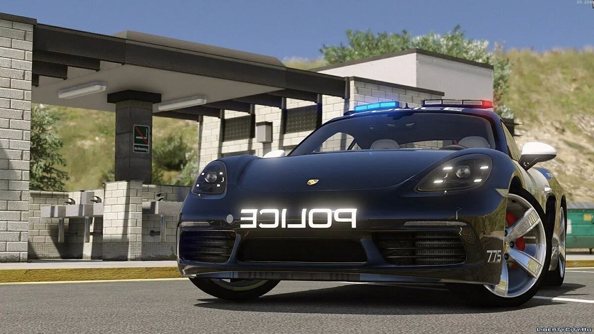 Porsche 718 Cayman S Hot Pursuit Police / GTA 5