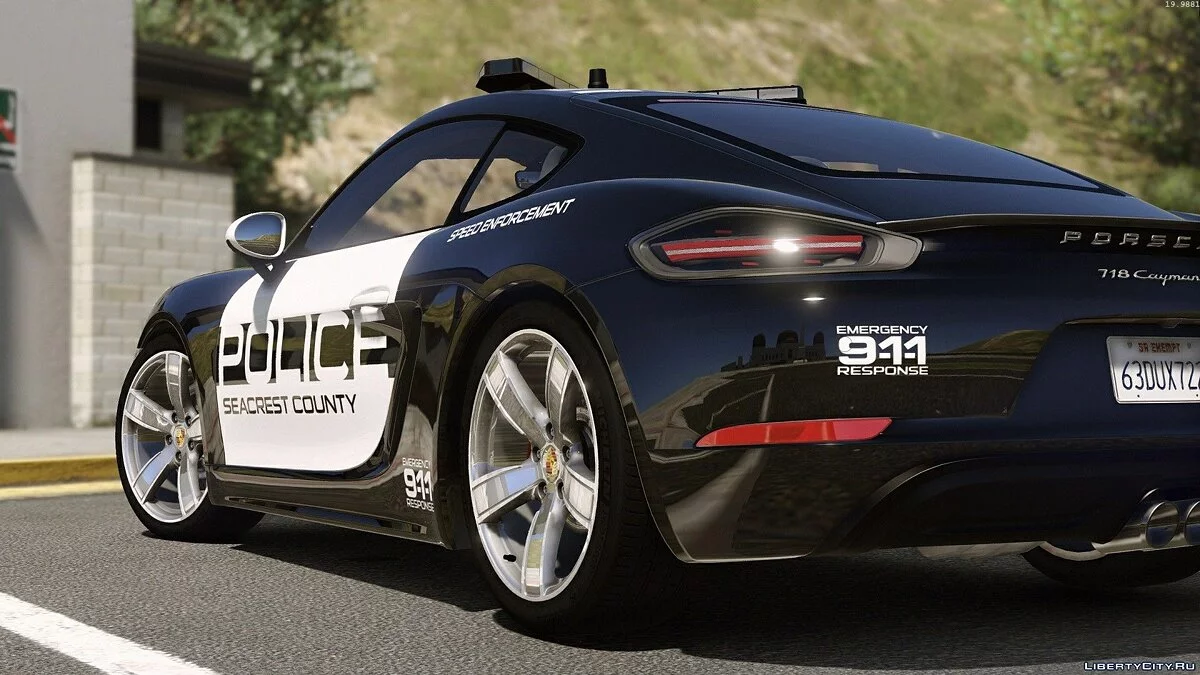 Porsche 718 Cayman S Hot Pursuit Police / GTA 5