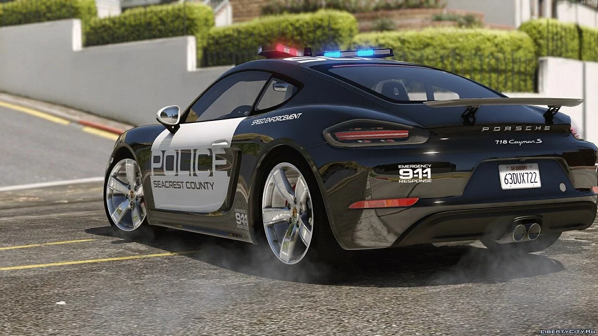 Porsche 718 Cayman S Hot Pursuit Police / GTA 5