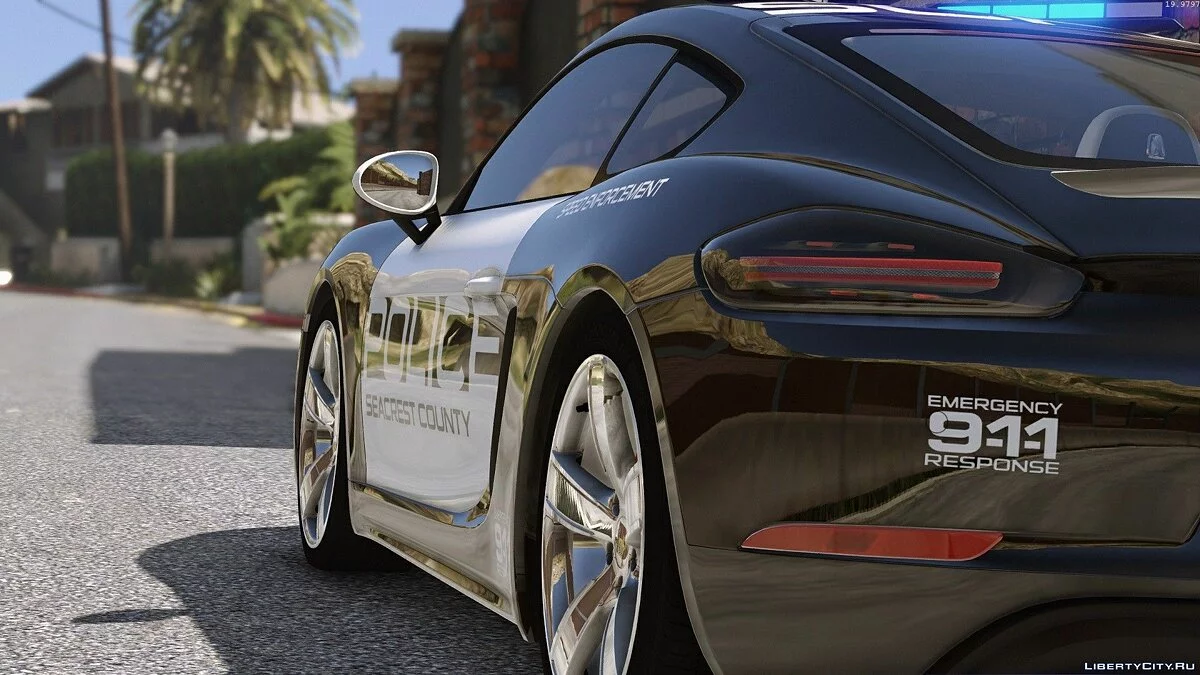 Porsche 718 Cayman S Hot Pursuit Police / GTA 5
