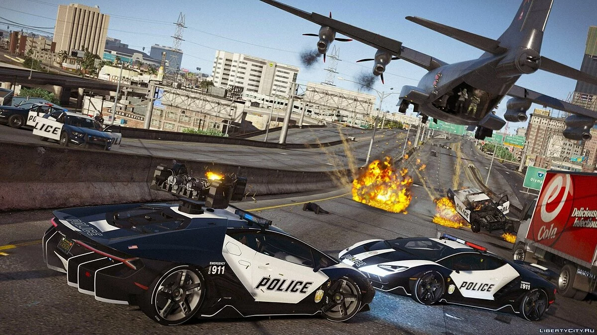 Lamborghini Centenario Lp770-4 Police LSPD v1.3 / GTA 5