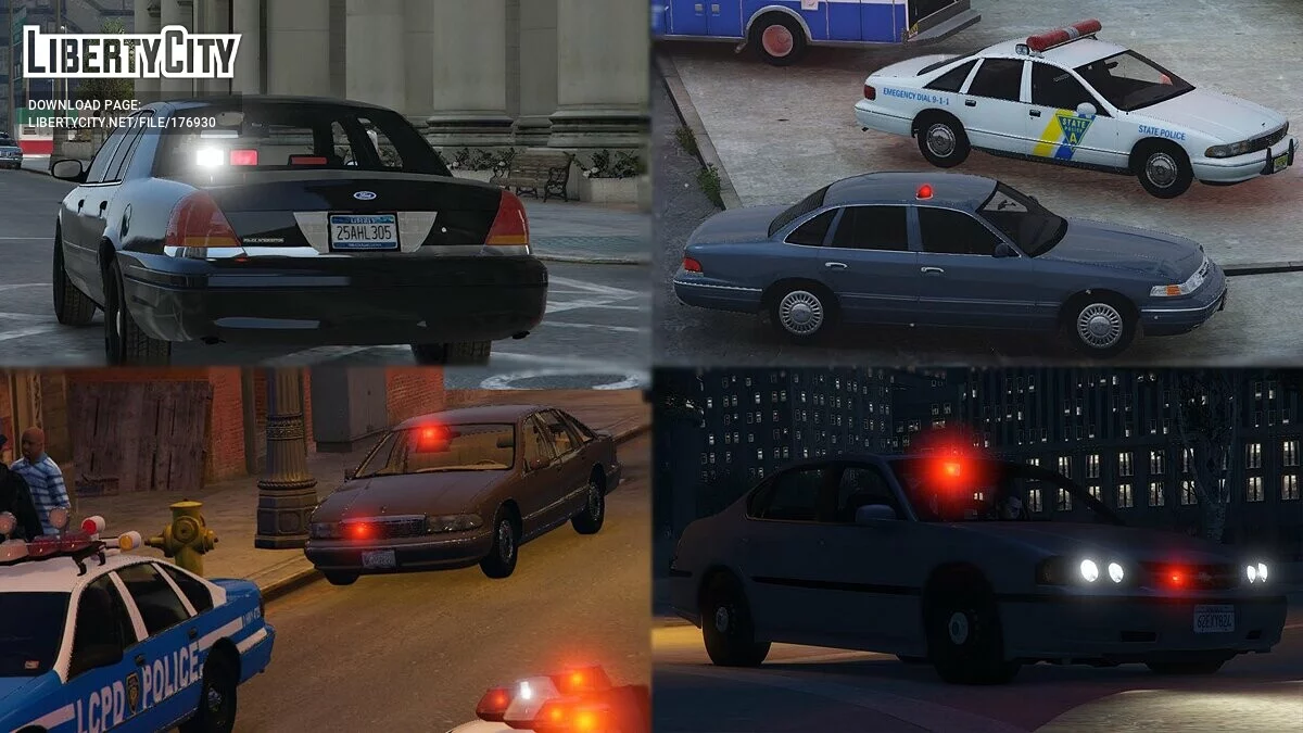 Retro Emergency Vehicles Pack: The Unmarkeds Addon (90s) 1.4.1 / GTA 5