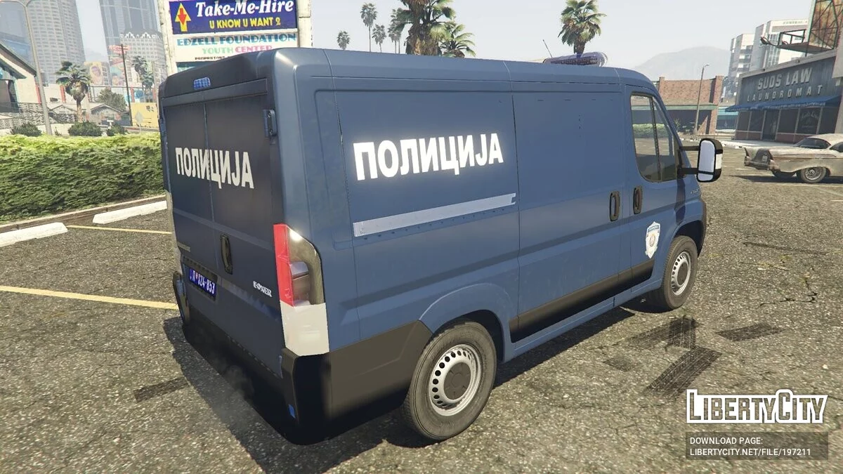 Peugeot Boxer - Полиция Сербии / GTA 5