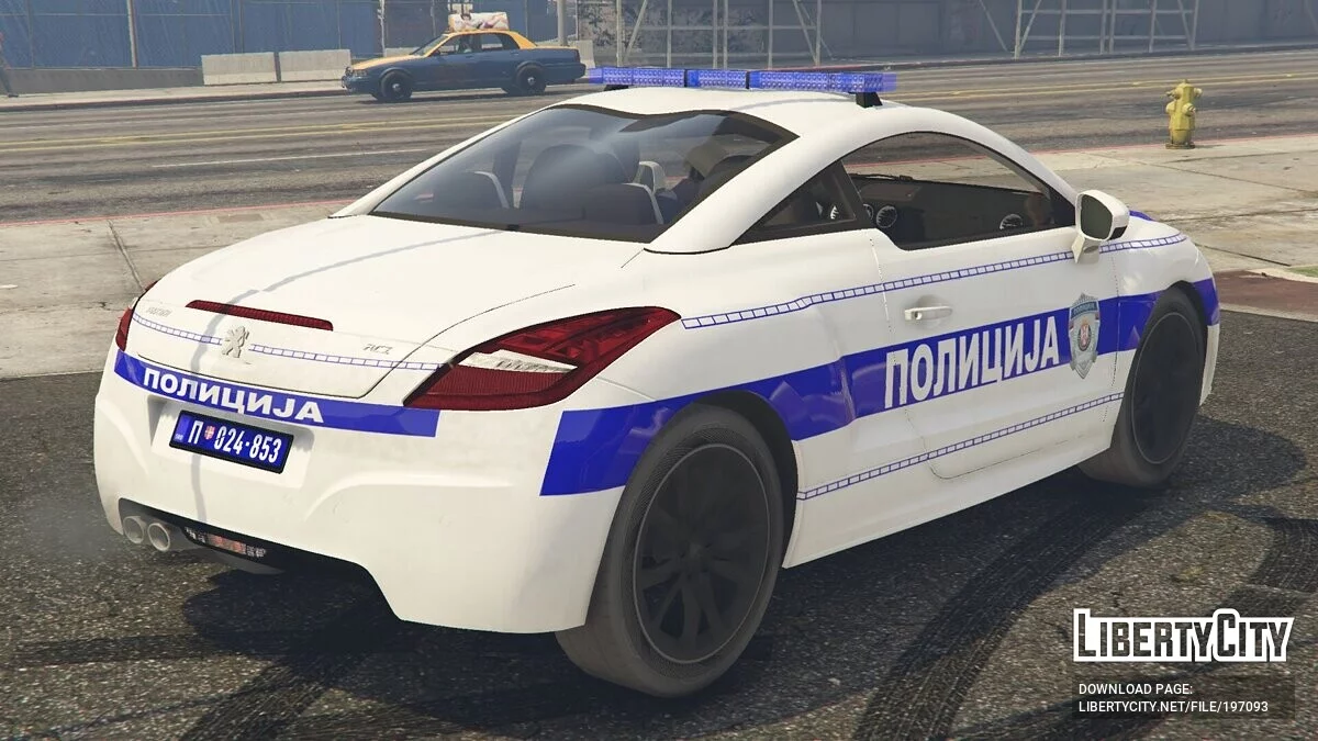 Peugeot RCZ - Policija Srbije / GTA 5