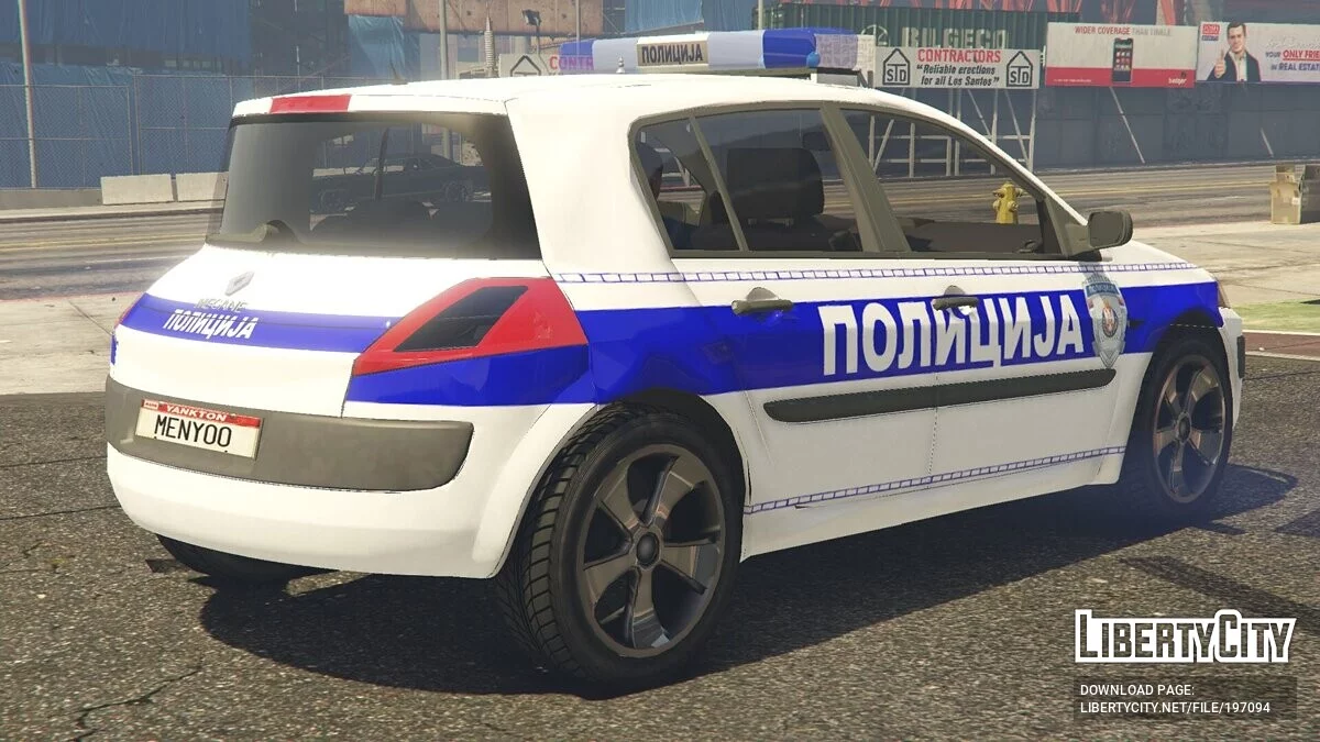 Renault Megane - Policija Srbije / GTA 5