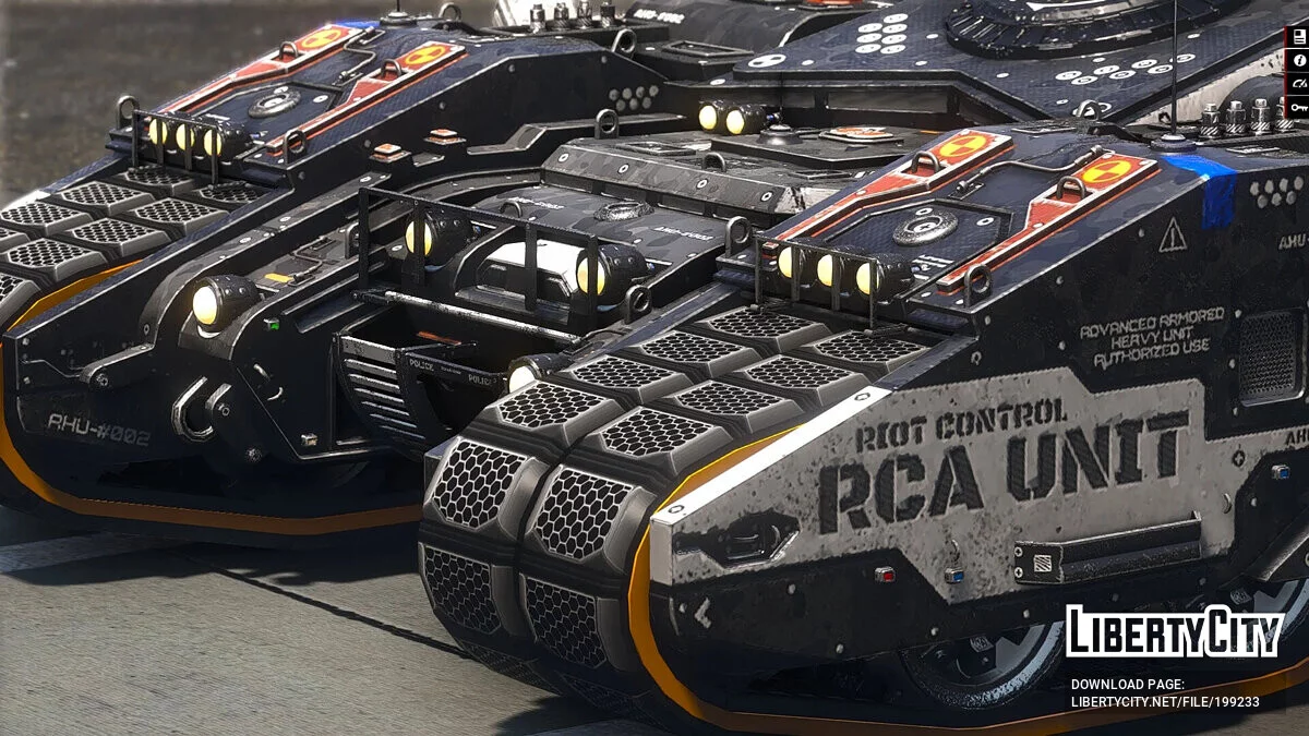 Anti-Riot Heavy Unit (Futuristic/Cyberpunk) [Add-On | FiveM | AltV] 2.0 / GTA 5
