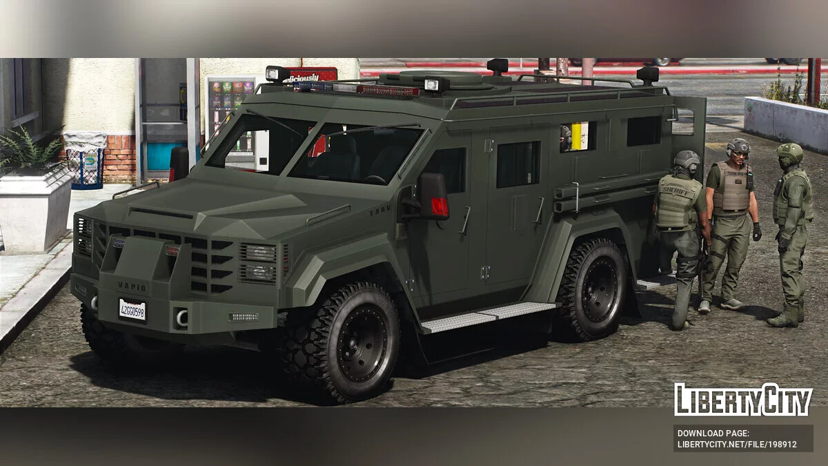 Vapid TARV — Lore-Friendly Bearcat [Add-On | EUP] 2.0.0 / GTA 5