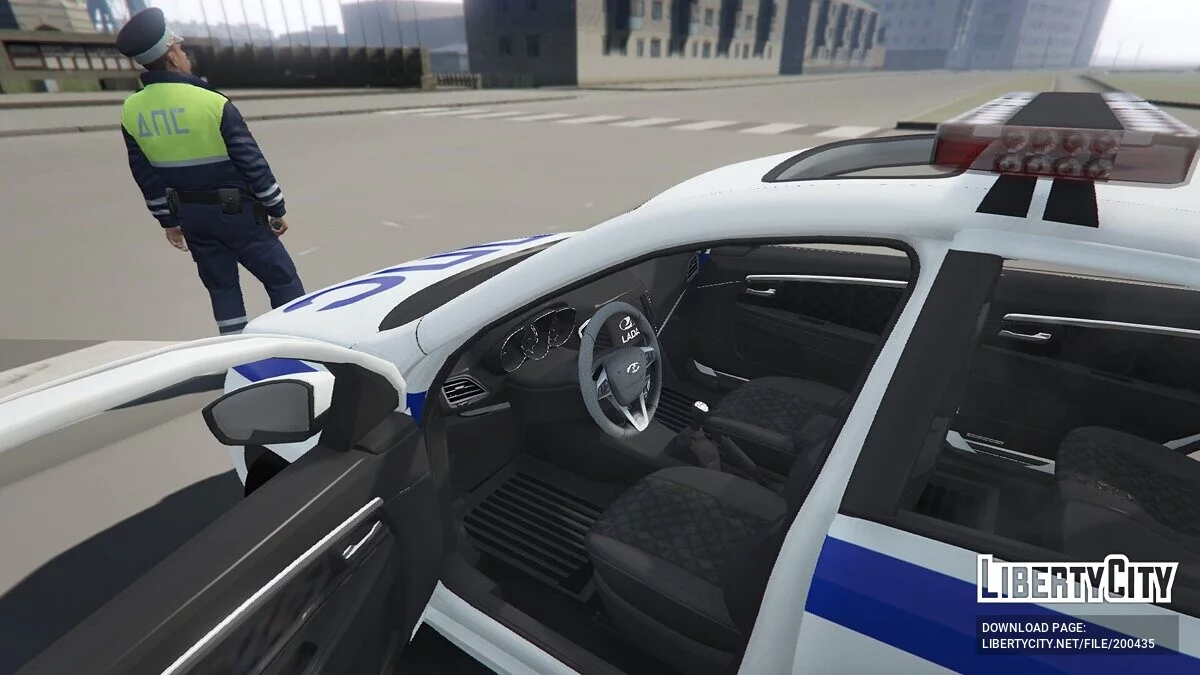 LADA Vesta 2013 Полицейская / GTA 5