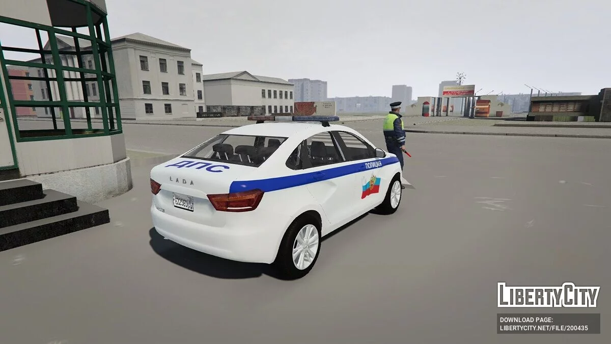 LADA Vesta 2013 Полицейская / GTA 5