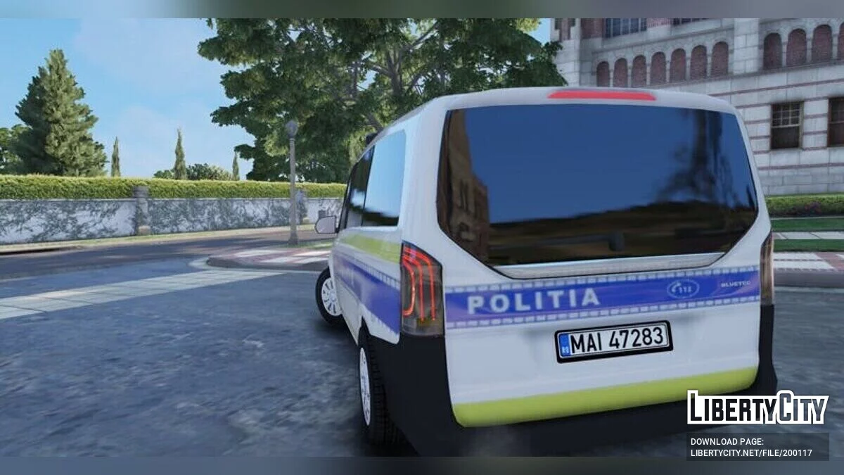 Mercedes-Benz Vito 2016 Romanian Police Pack / GTA 5