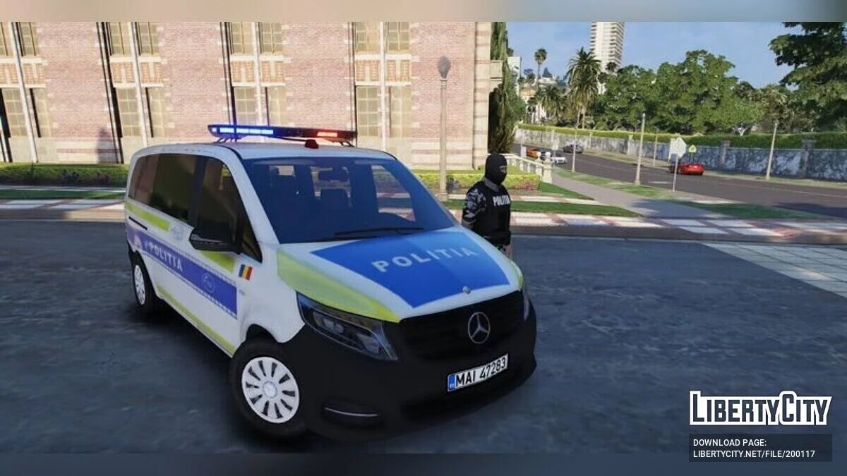 Mercedes-Benz Vito 2016 Romanian Police Pack / GTA 5