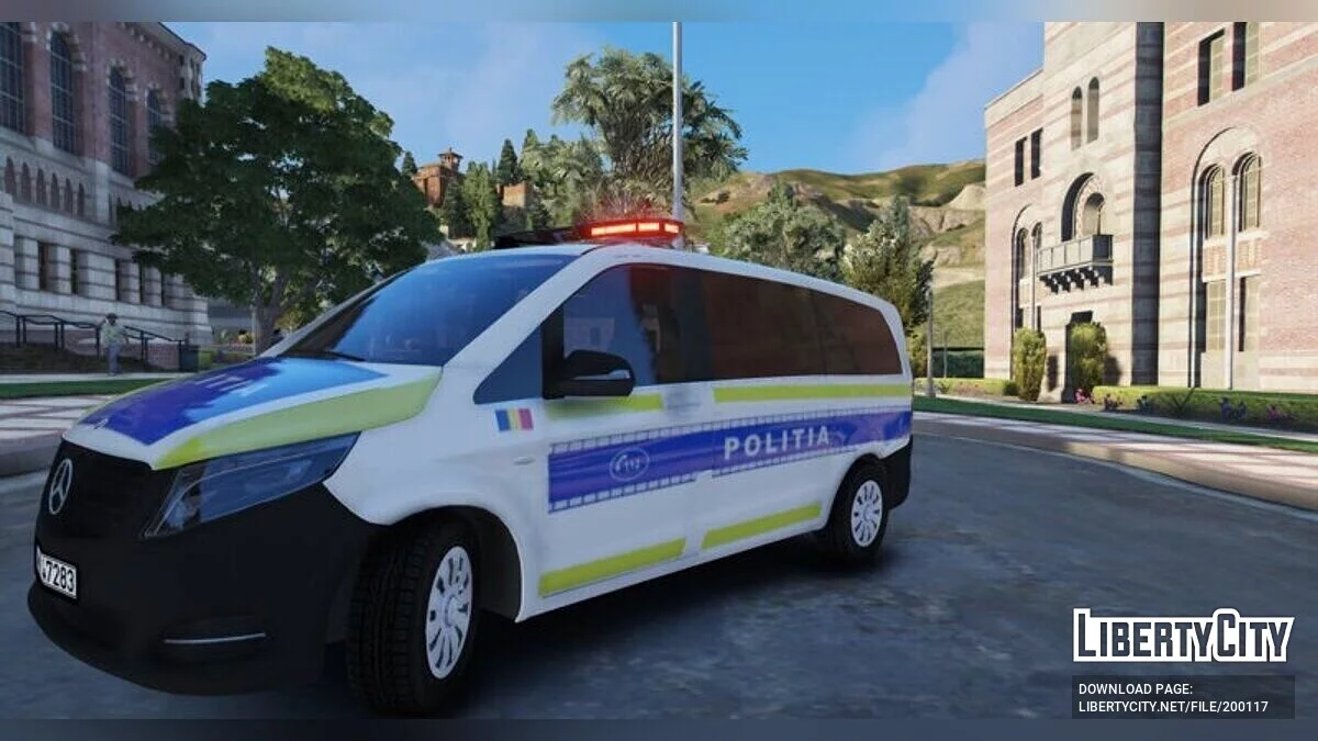 Mercedes-Benz Vito 2016 Romanian Police Pack / GTA 5