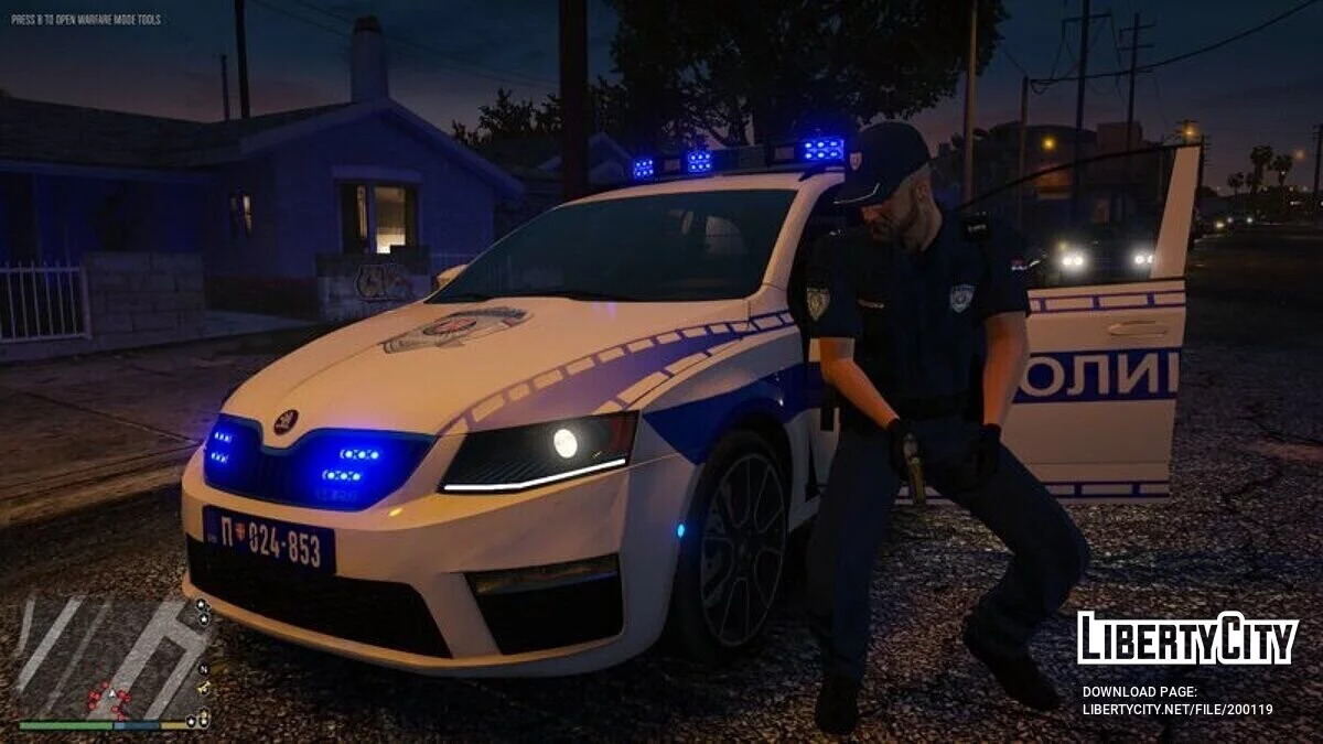 Skoda Octavia - Saobracajna Policija Srbije / GTA 5