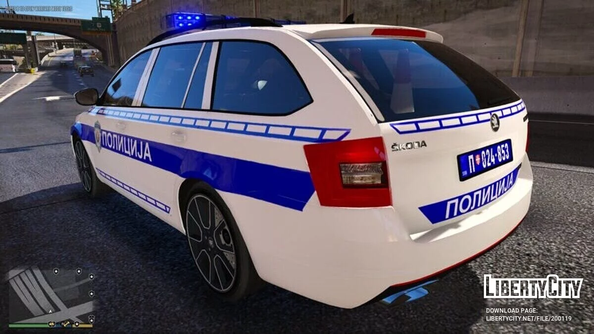 Skoda Octavia - Saobracajna Policija Srbije / GTA 5