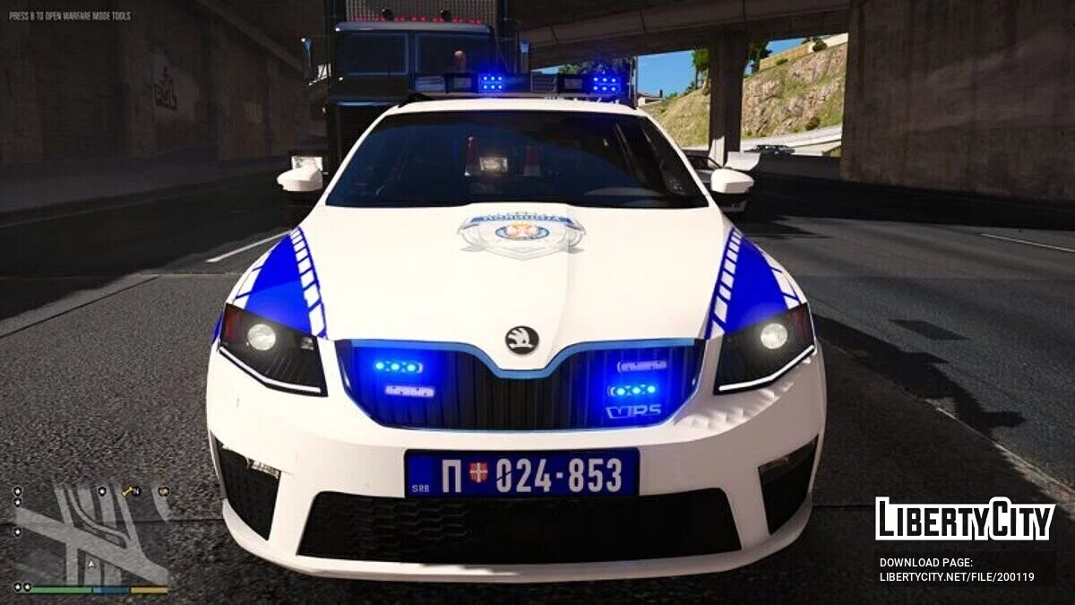 Skoda Octavia - Saobracajna Policija Srbije / GTA 5