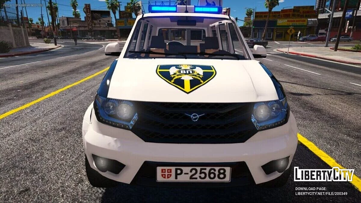 УАЗ Патриот - Полиция Сербии / GTA 5