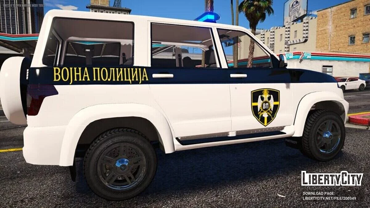 УАЗ Патриот - Полиция Сербии / GTA 5