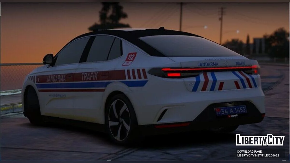 Togg T10F - Полиция / GTA 5
