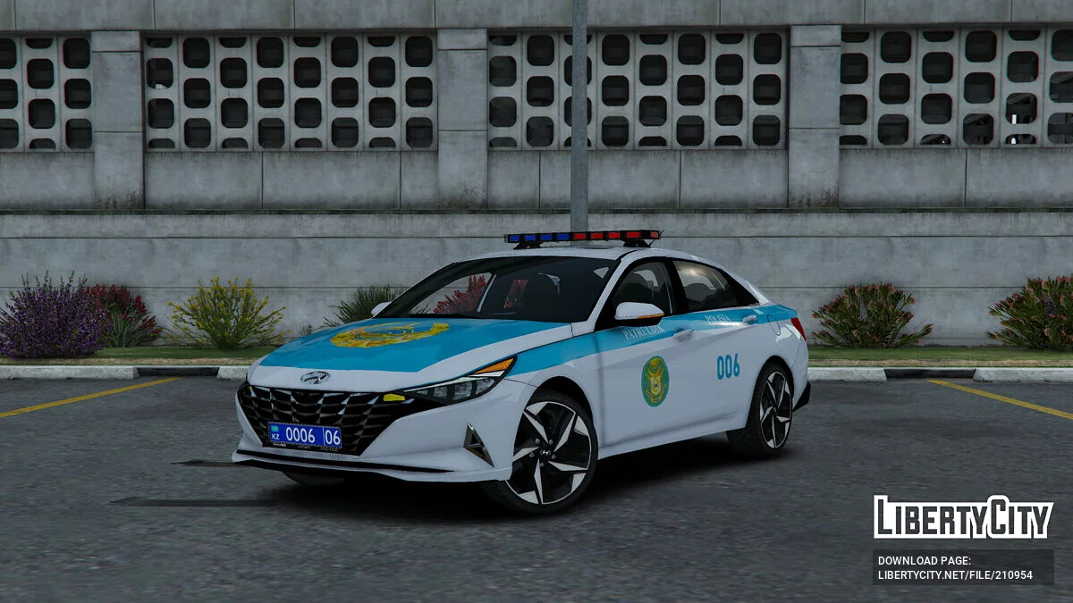 Hyundai Elantra 2021 KZ Police / GTA 5