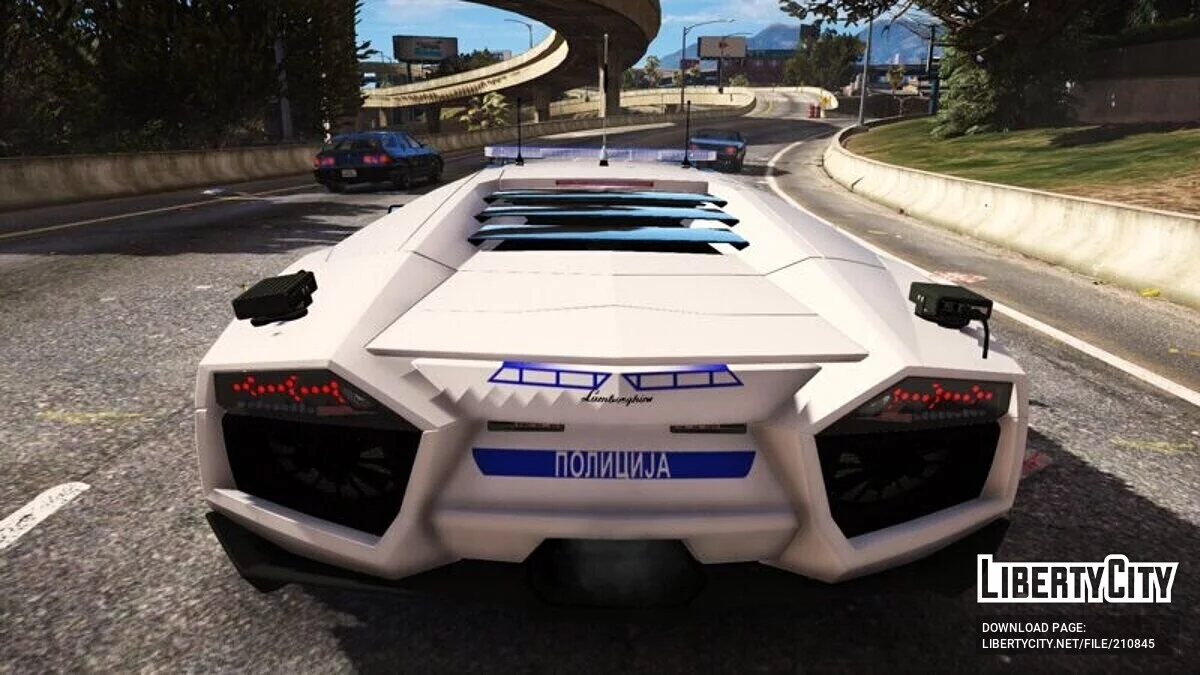 Lamborghini Reventon - Полиция Сербии / GTA 5