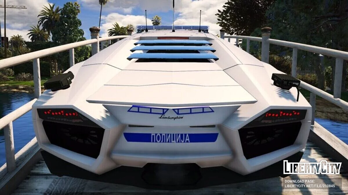 Lamborghini Reventon - Полиция Сербии / GTA 5