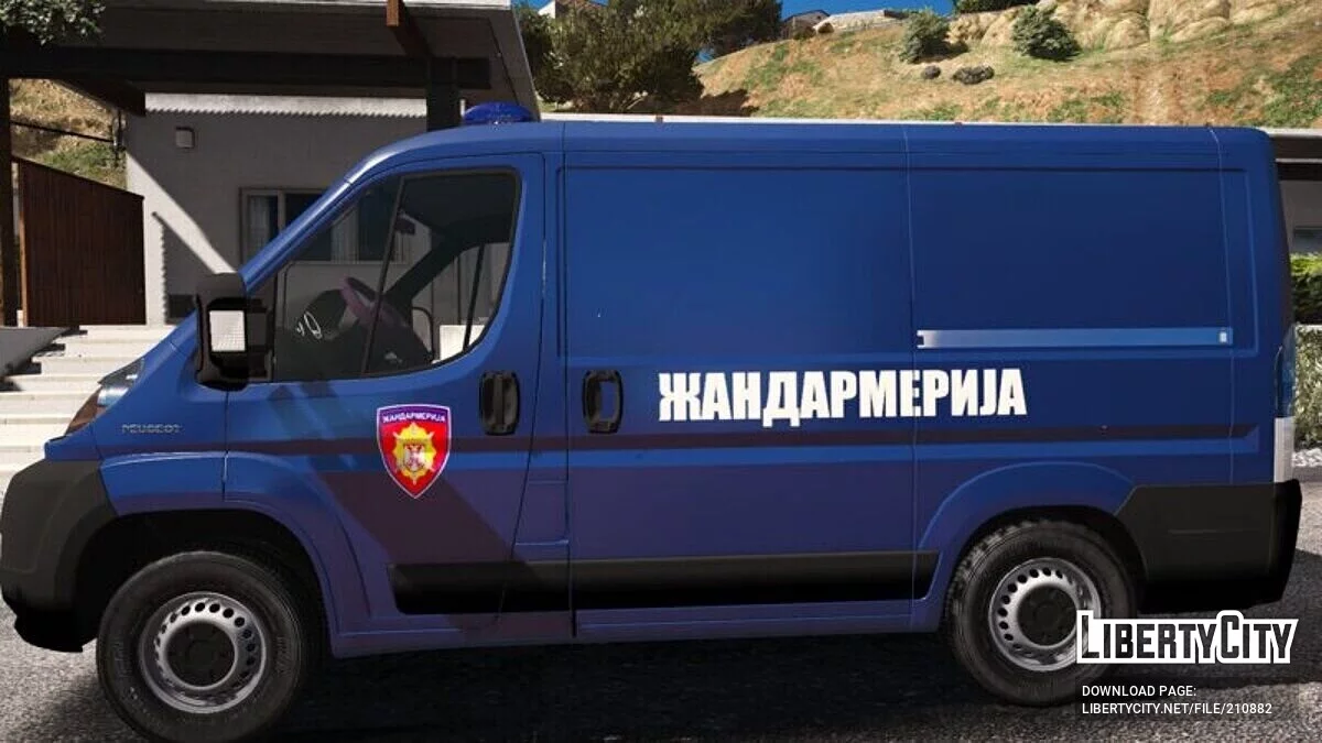 Peugeot Boxer - Zandarmerija / GTA 5