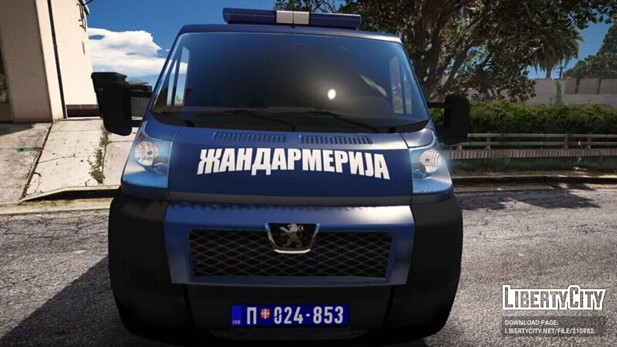 Peugeot Boxer - Zandarmerija / GTA 5