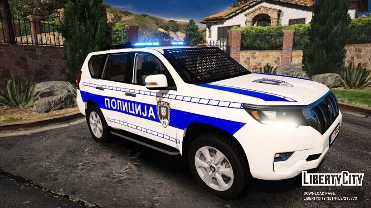 Toyota Land Cruiser Prado 2021 - Полиция Сербии / GTA 5