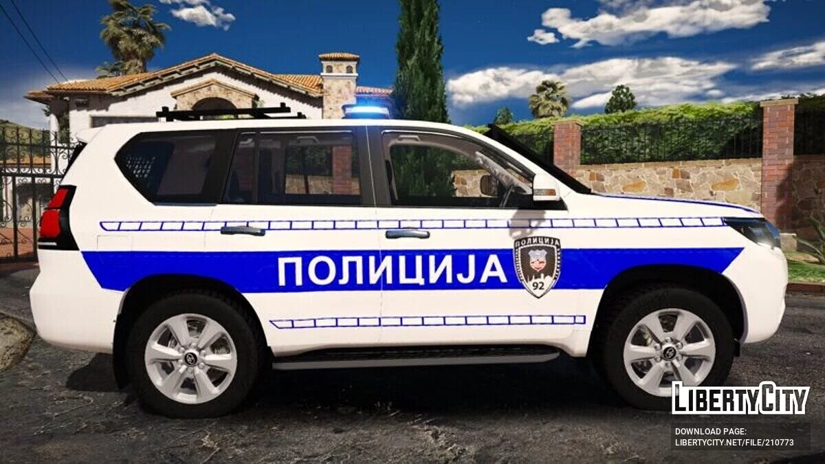 Toyota Land Cruiser Prado 2021 - Полиция Сербии / GTA 5