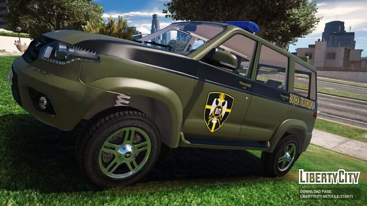 UAZ Patriot Green - Vojna Policija / GTA 5