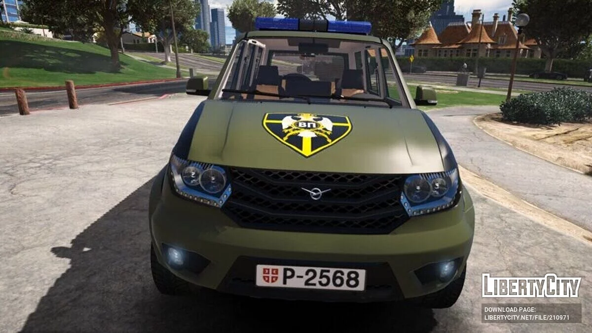 UAZ Patriot Green - Vojna Policija / GTA 5
