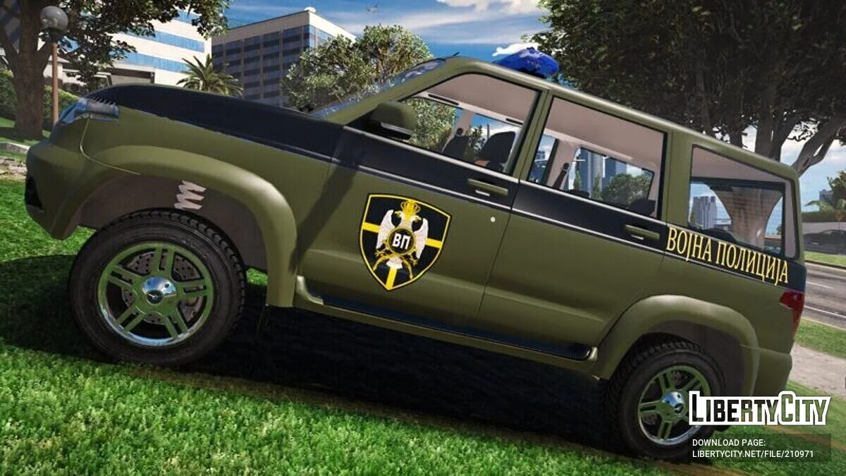 UAZ Patriot Green - Vojna Policija / GTA 5