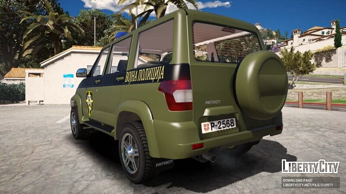 UAZ Patriot Green - Vojna Policija / GTA 5