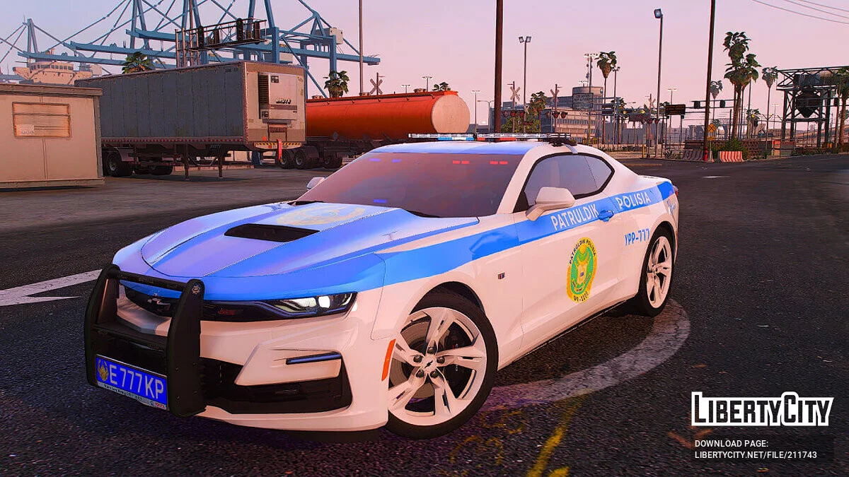 Camaro SS 2023 Патрульная служба Казахстана [Add-On | KZ Plates | Extras | ELS] / GTA 5