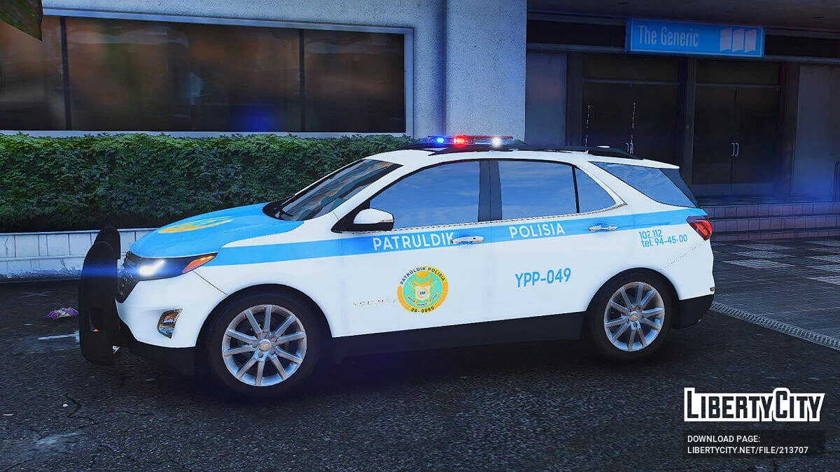 Chevrolet Equinox Premier 2018 - Полиция KZ [Add-On] / GTA 5