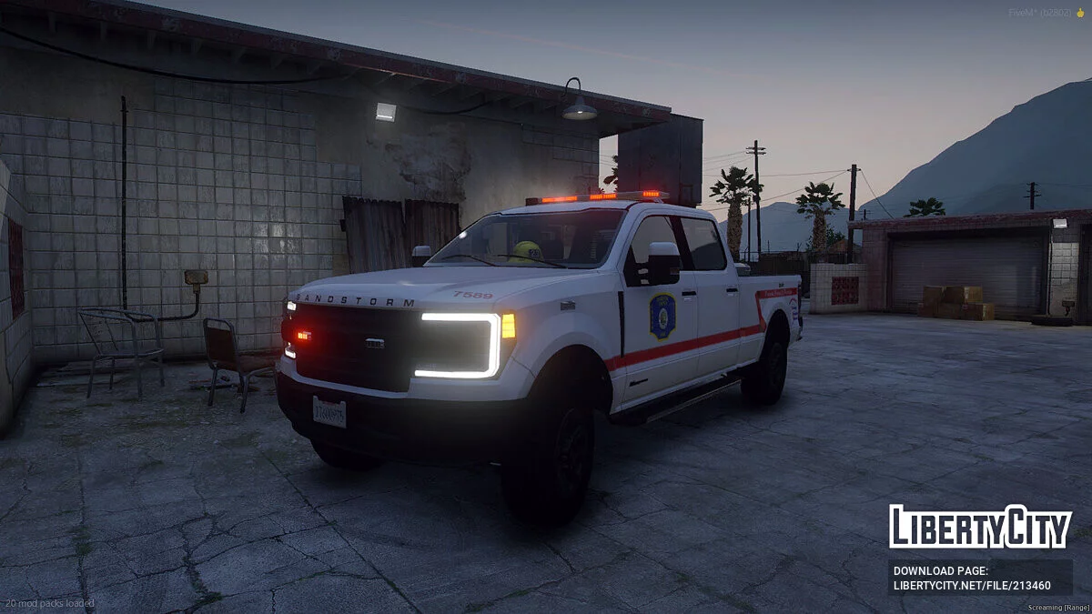 Majestic County Fire Department Vapid Sandstorm [Add-On / FiveM] 1.1 / GTA 5