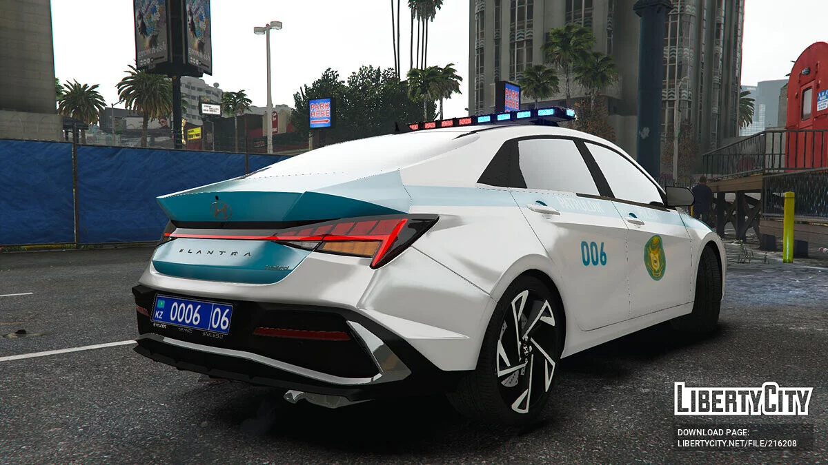 Hyundai Elantra 2024 - Казахстанская полиция / GTA 5