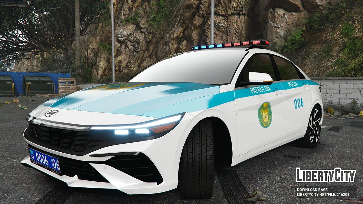 Hyundai Elantra 2024 - Казахстанская полиция / GTA 5