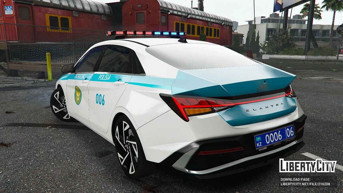 Hyundai Elantra 2024 - Казахстанская полиция / GTA 5