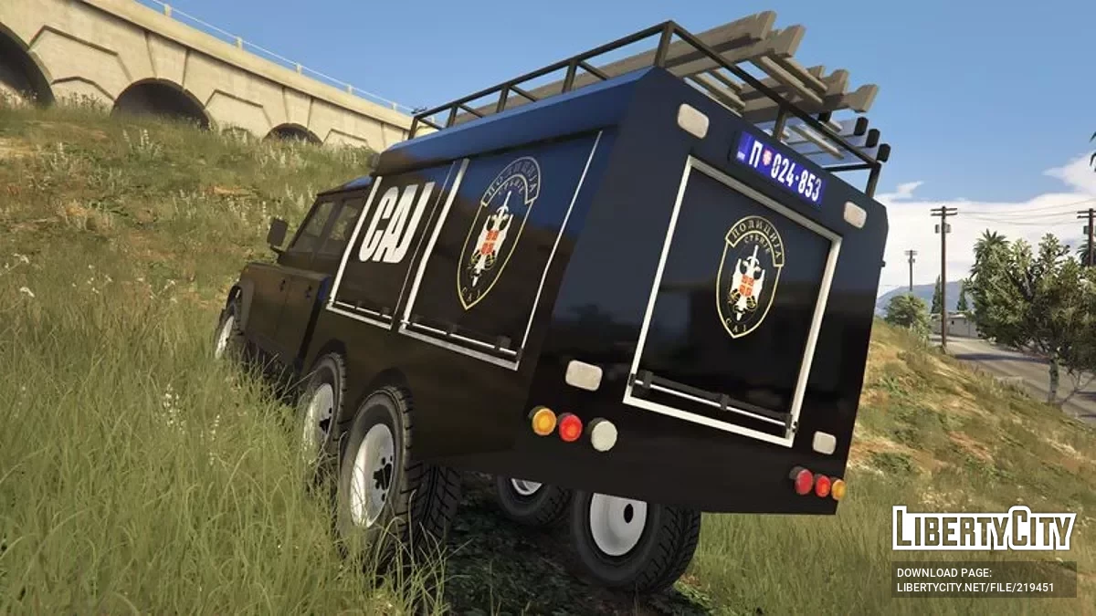 6x6 Custom Defender — SAJ [Replace | ELS] / GTA 5