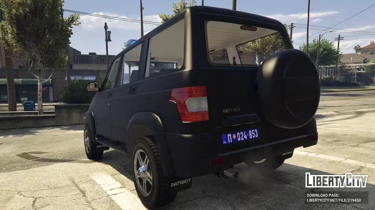 UAZ Patriot — Policijska brigada [Replace | ELS] / GTA 5