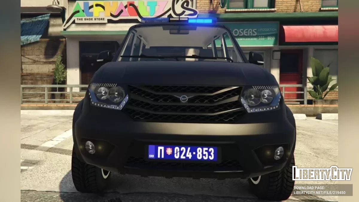 UAZ Patriot — Policijska brigada [Replace | ELS] / GTA 5