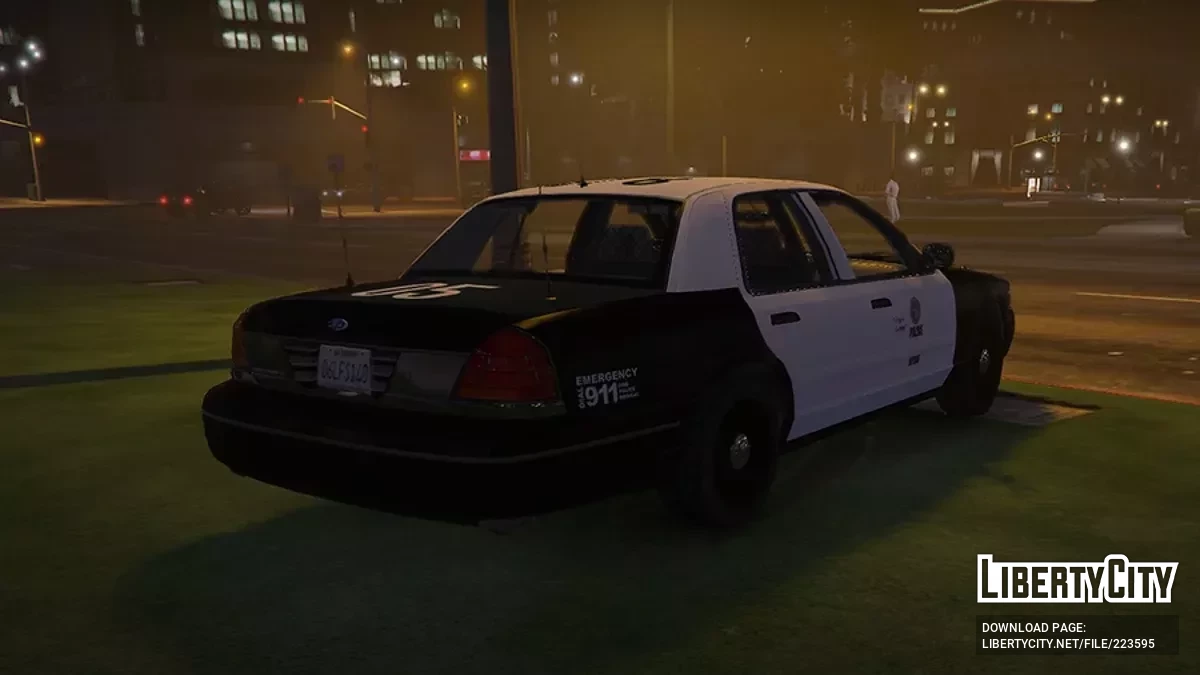 1999 Ford Crown Victoria Slicktop LSPD / GTA 5